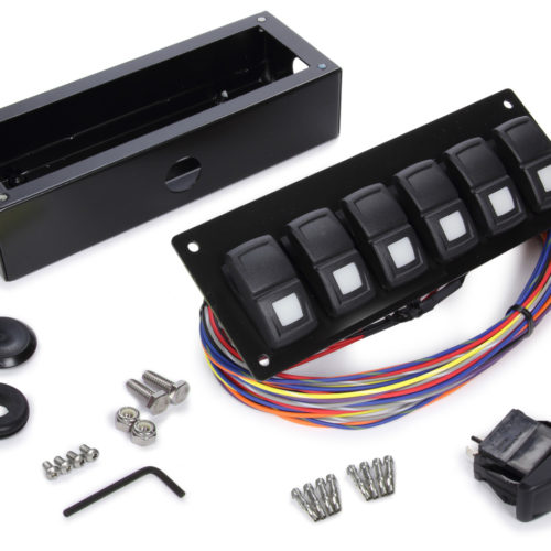 Track Rocker 6 Switch Pa nel Flange Mount