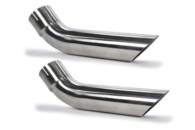 Exhaust Tips Slip Fit 3in Pair (Short)