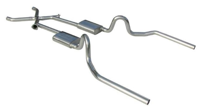 64-77 GM A-Body 3in Crossmember Back Exhaust