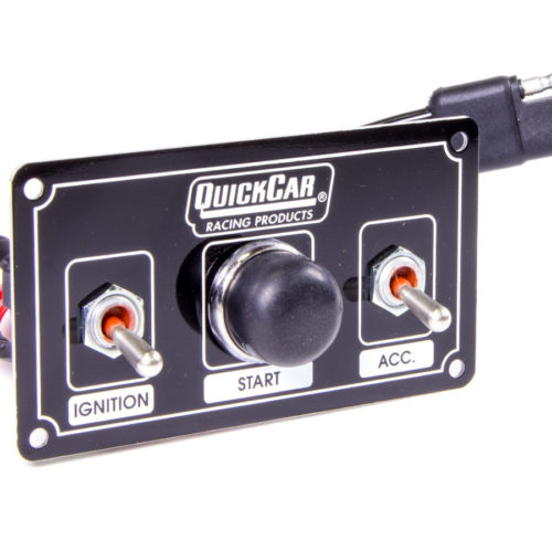 Ignition Panel Black w/ Weatherproof Switches