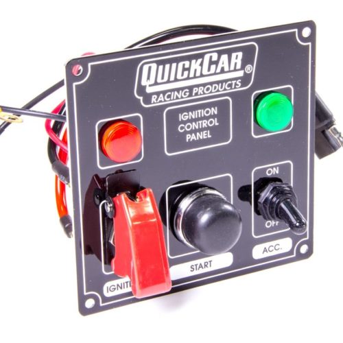 Ignition Panel Black w/ 2 Acc. & Lights