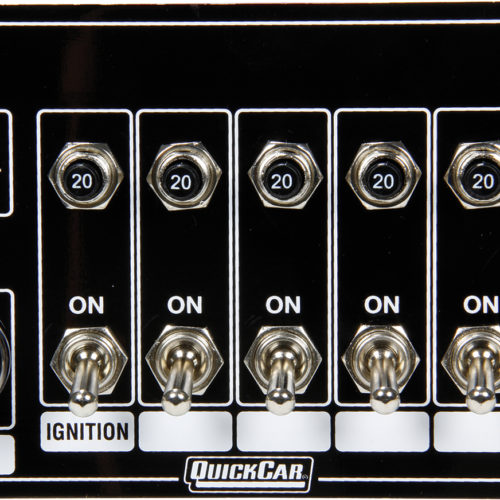 Ignition Panel Blk w/ Start But. 5 Acc. Circut