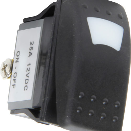Rocker Switch Lighted On /Off Green