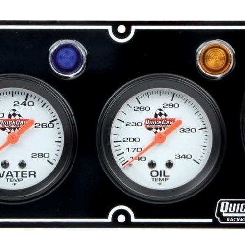 3-1 Gauge Panel OP/WT/OT w/5in Tach Black