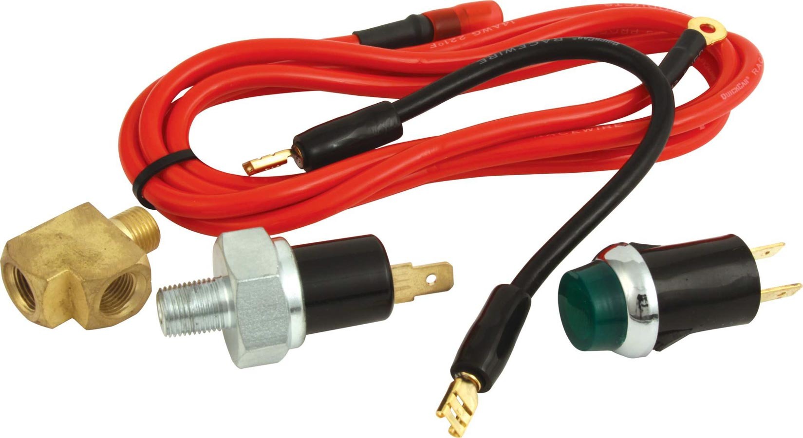 Fuel Pressure Sender Kit Green Warning Light