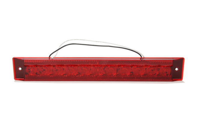 Narrow Rail ID Bar LED R ed