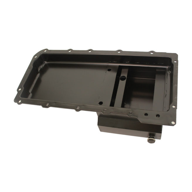 LS Engine Steel Oil Pan 6 Quart 6in Deep Black