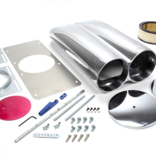 Polished Aluminum Hood Scoop