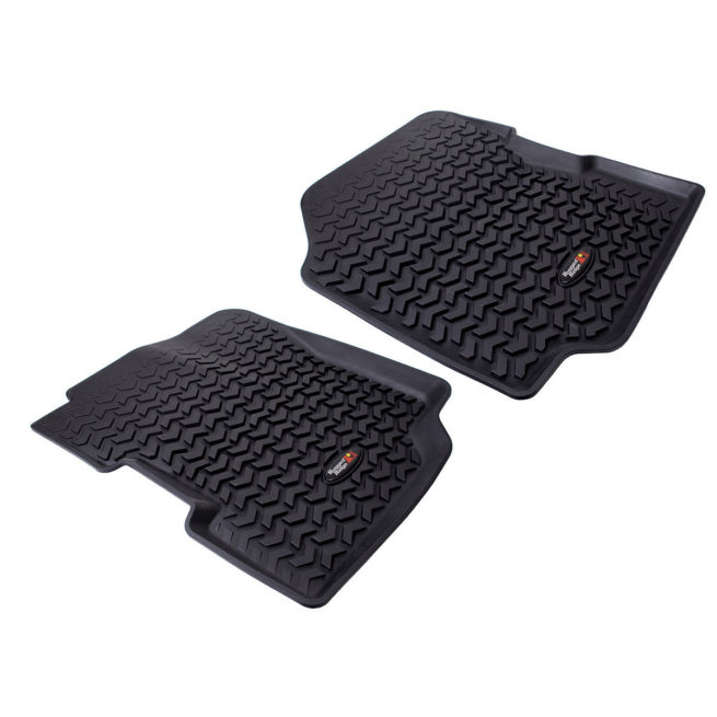 Floor Liners Front Black 76-95 Jeep CJ5/CJ7/C