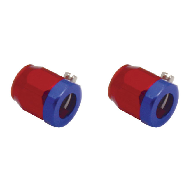 3/8in Magna-Clamp Fuel Hose Red & Blue