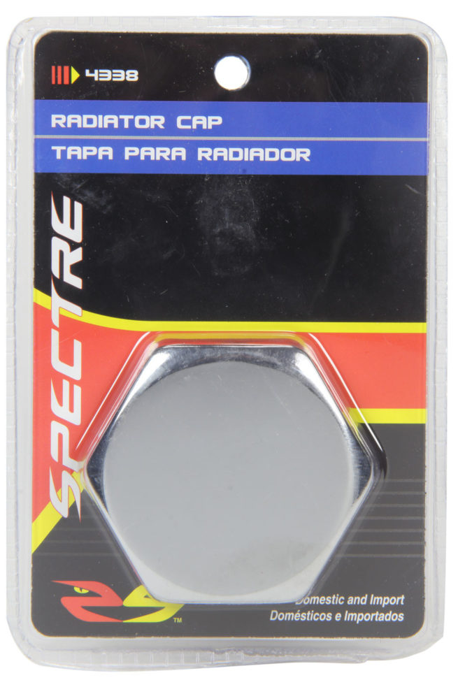 Hex One-Piece Radiator Cap- Chrome