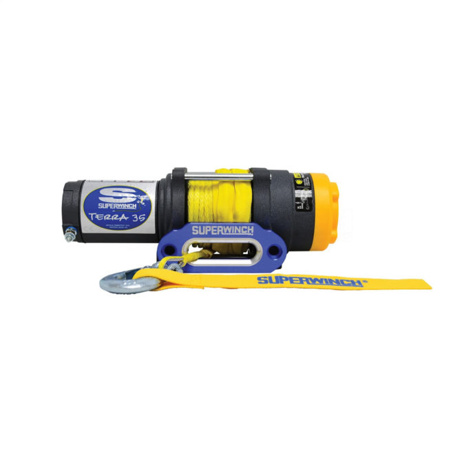 Terra 35SR 3500lb Winch Synthetic Rope