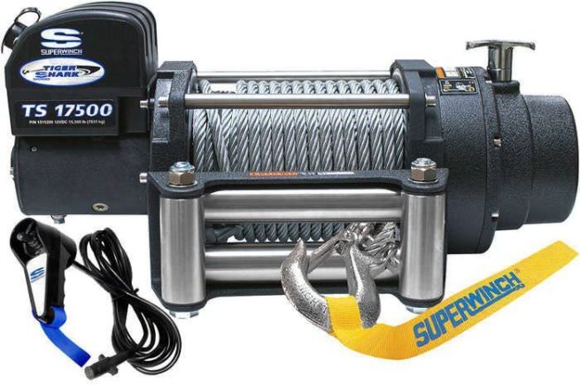 Tiger Shark 17500# Winch w/Roller Fairlead