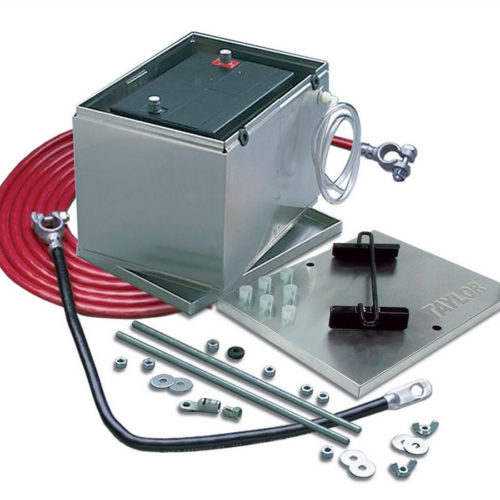 Battery Box Alum. NHRA w/1 Gauge Cable