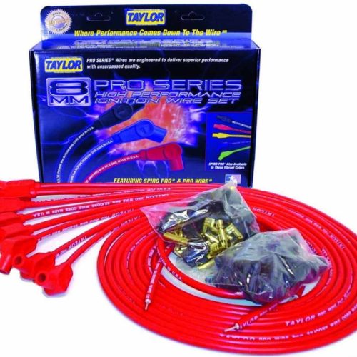 8mm Red Pro Wire 135 Deg