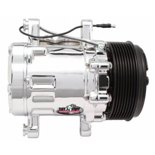 Peanut A/C Compressor R134A Chrome 8 Groove