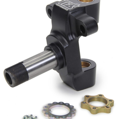 Spindle With Steel Snout W/ Lock Nut Black