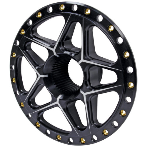 Splined Wheel Center Black