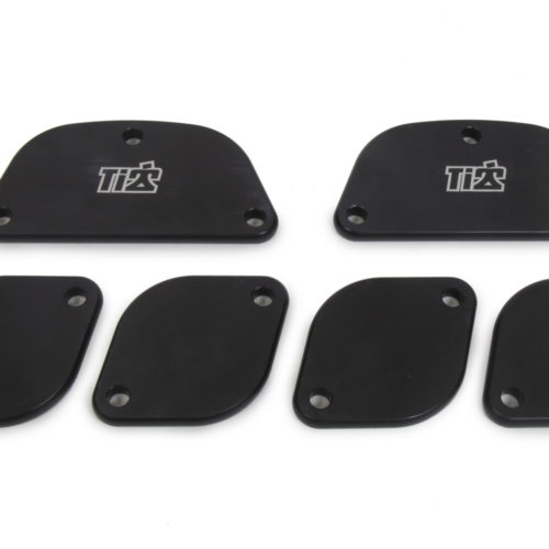 Exhaust Port Blockoffs Aluminum Spread Port
