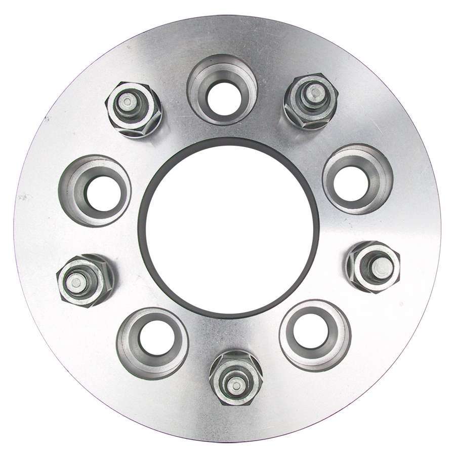 MC POWERSPORTS 1” Billet Wheel Adapter Spacers – 5x4.75 To 5x4.75, 2-Pc With Lug Nuts, 5475A1215