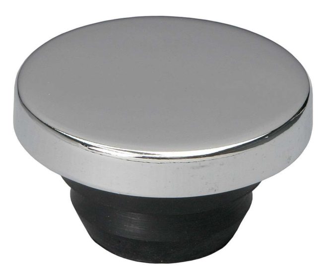 Chrome Push-In Oil Cap