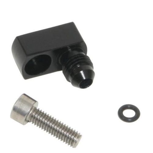 LS Engine Steam Line -4 AN Alum Black Each