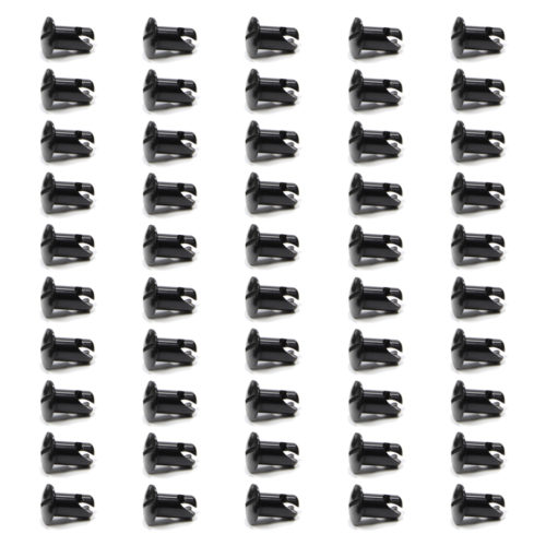 Oval Head Button Alum Black .550 Long 50 Pack