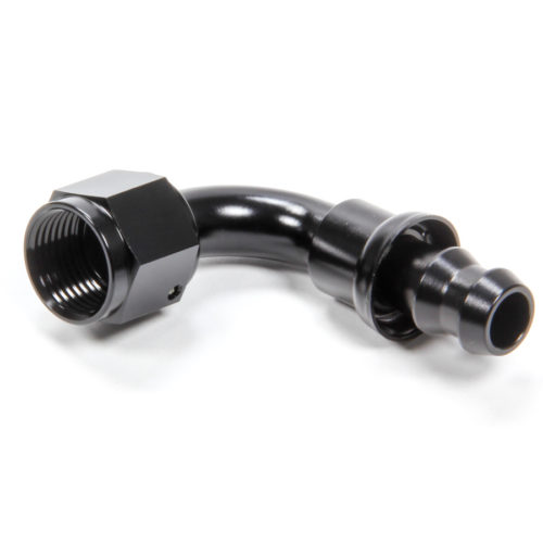 #8 90 Degree Hose End Push Lock