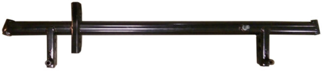 Midget Front Axle 44in Black