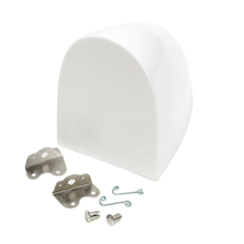 Aero Fuel Tank Cover White With Brackets