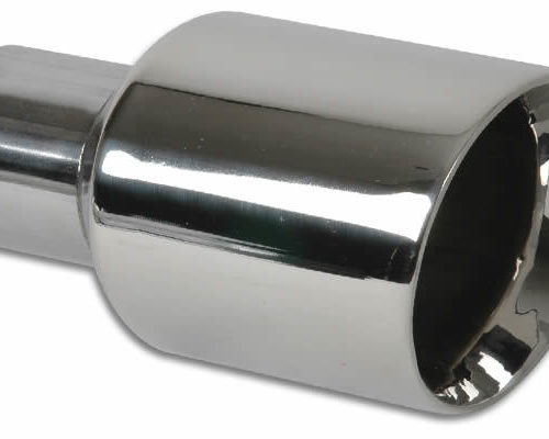 3.5in Round Stainless St eel Tip Double Wall Ang