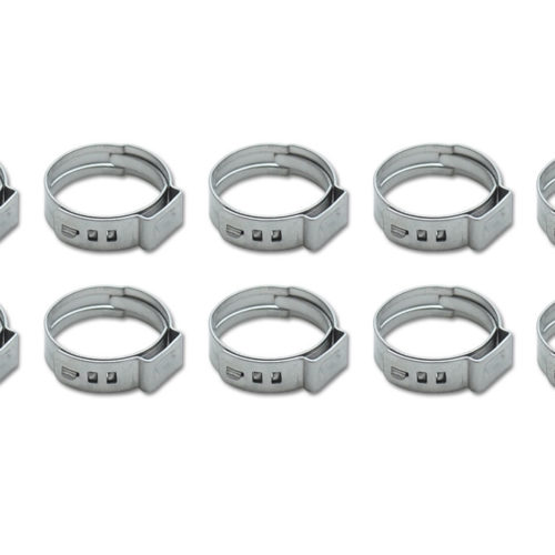 Stainless Steel Pinch Cl amps 11.3-13.8mm 10 Pack