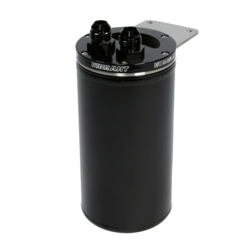 Universal Catch Can Black 2x -10AN Fittings