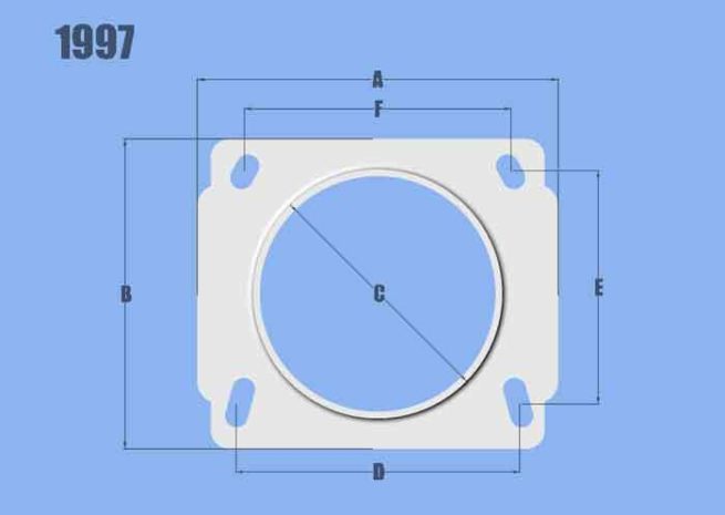 Mass Air Flow Sensor Ada pter Plate for Nissan