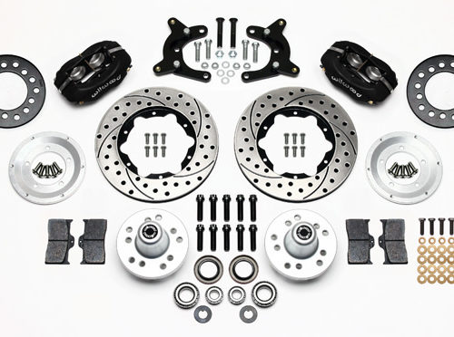 HD Front Brake Kit 62-72 A Body Drum Spindle