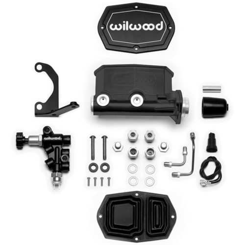 Master Cylinder Tandem 1.10 in DIA Black