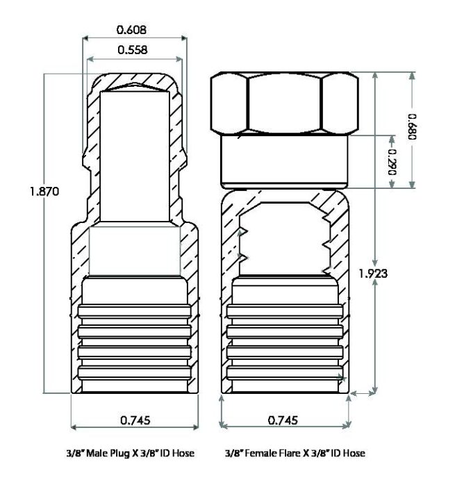 Lp Gas 3/8" Strip Wound 36" Hose (Mb Sturgis Inc) 10048430 - Image 2