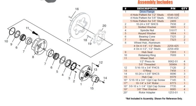 Winters Quick Change Drive Flange Baby Grand 1/2in Studs 6548-500 - Image 2