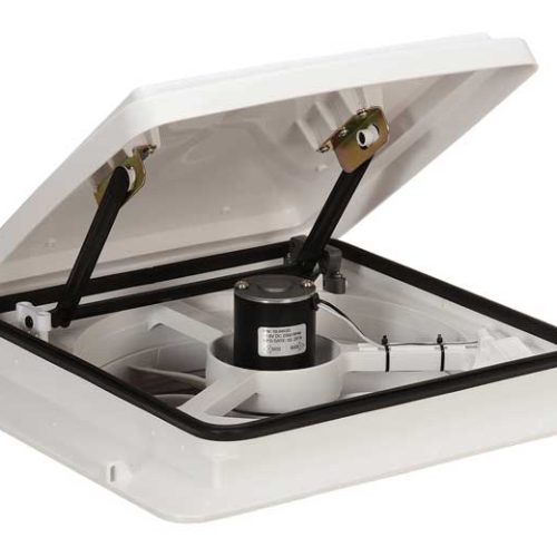 MAXXFAN, Standard 04301K White Lid, Manual Lift 4 Speed Exhaust Fan 04301K