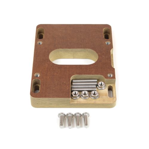Canton 1 in Thick Open Carburetor Adapter 4BBL To 2BBL Holley 85-060S