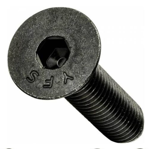 7/16-14 x 2" Flat Head Socket Cap Screws Black Oxide Alloy Steel