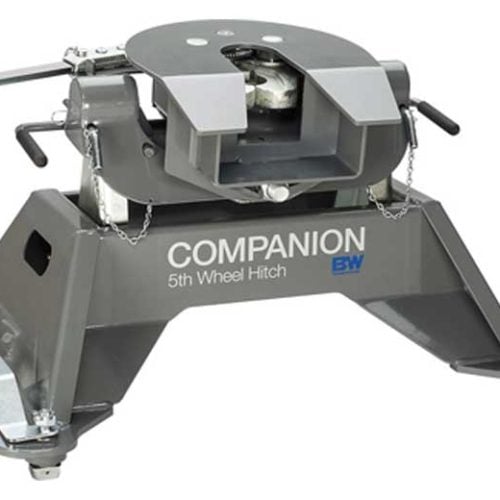 B&W Companion OEM 5th Wheel Hitch for Chevy/GMC 16-19 SILVERADO/SIERRA 2500/3500 Towing Prep Package - Dual Jaw - 20,000 lbs RVK3700