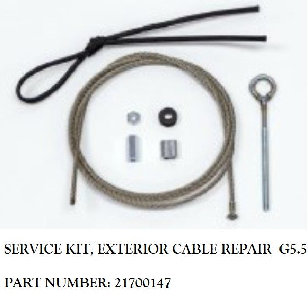 BAL 21700147 Cable Repair G5.5 Exact Exterior Slide Out Service Kit