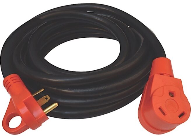 Valterra Valterra Mighty Cord RV Extension Cord with Finger Grip – 25 ft., 30 ...