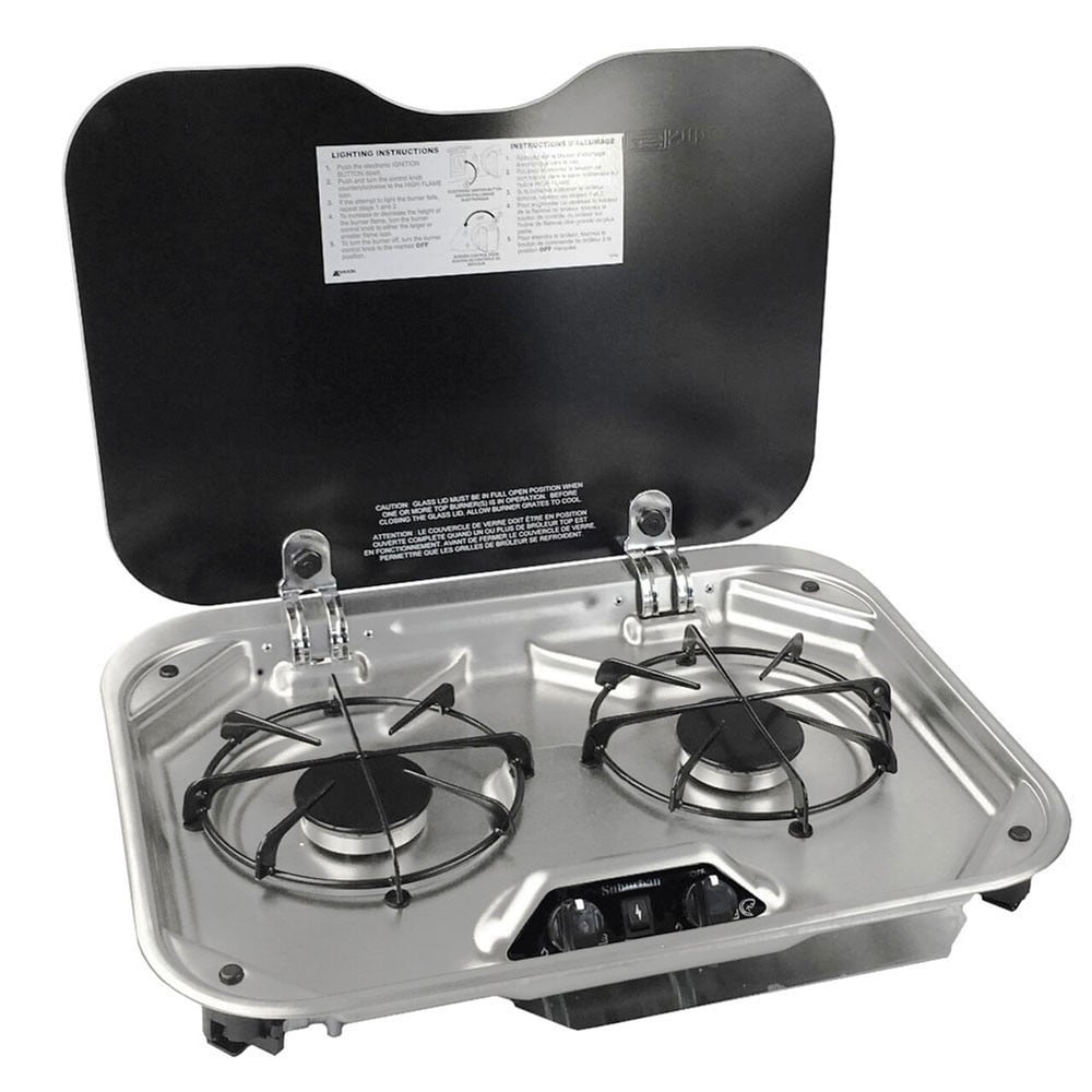 Two Burner Stainless Drop In Cooktop 410-2127